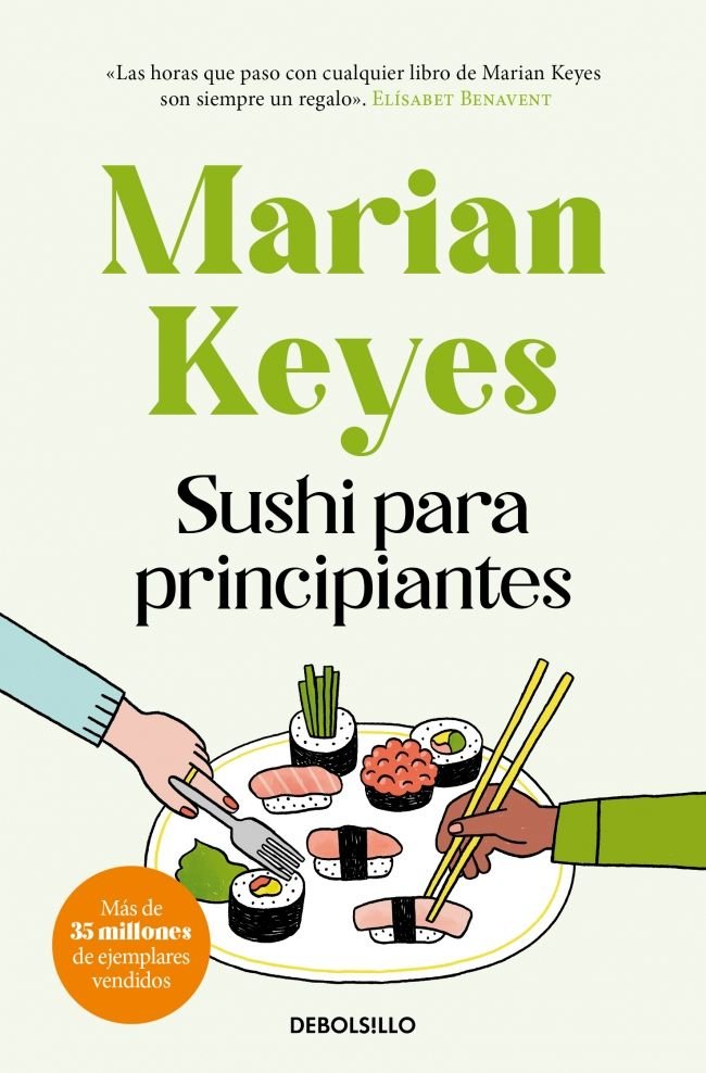 Sushi para principiantes, de Keyes, Marian | portada del libro