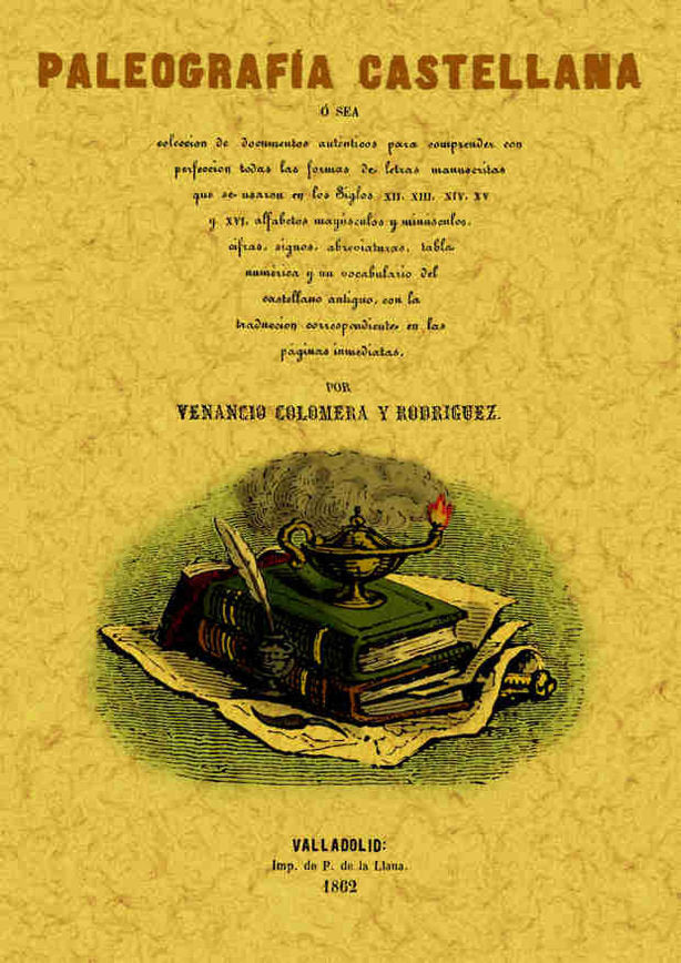 Paleografía castellana, de Colmera y Rodríguez, Venancio | portada del libro