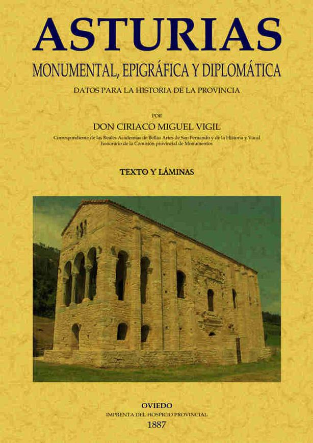 Asturias monumental y epigráfica, de Vigil, Ciriaco Miguel | portada del libro