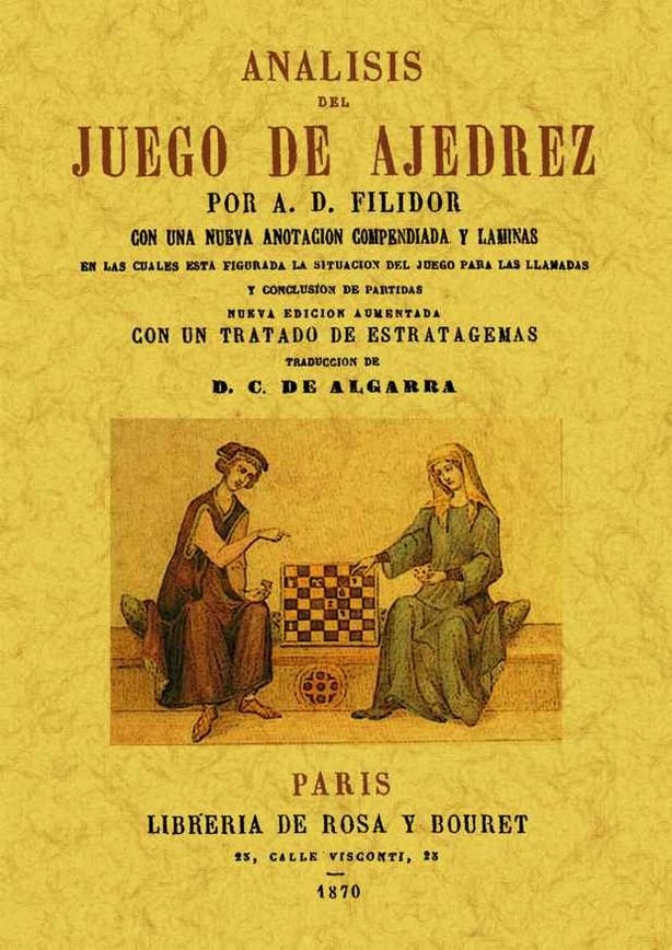 Análisis del juego del ajedrez, de Filidor | portada del libro
