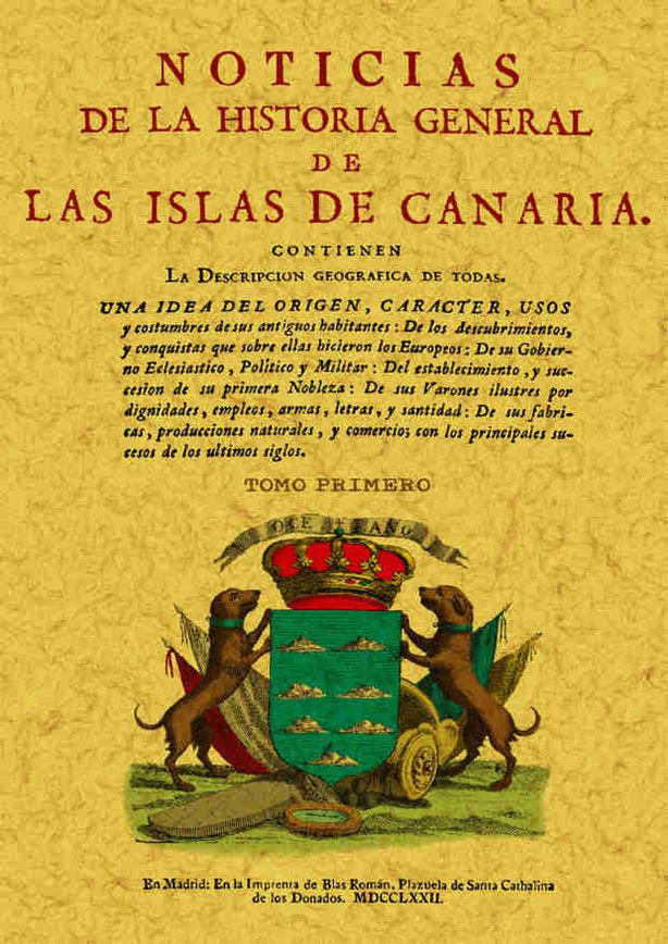 Noticias de la Historia general de las Islas de Canaria (4 tomos), de Viera y Clavijo, Joseph de | portada del libro
