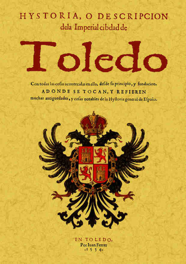 Historia o descripción de la Imperial ciudad de Toledo, de Alcocer, Pedro | portada del libro