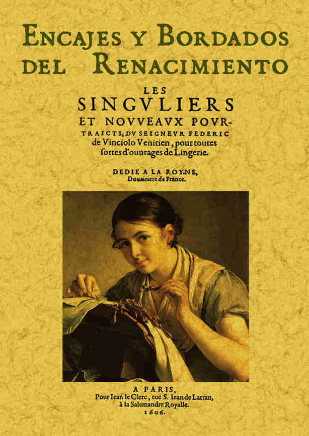Encajes y bordados del Renacimiento, de Vinciolo, Federic | portada del libro