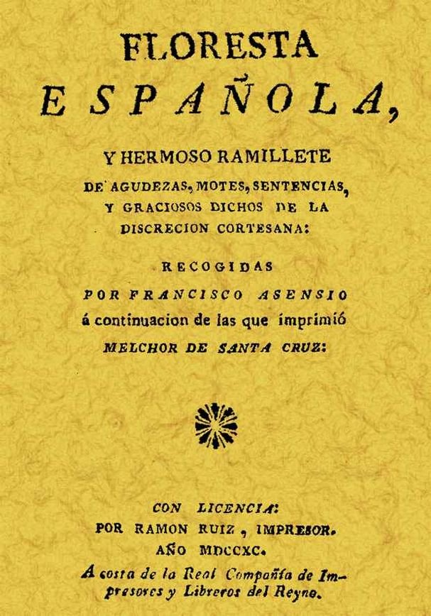 Floresta española, de Asensio, Francisco | portada del libro