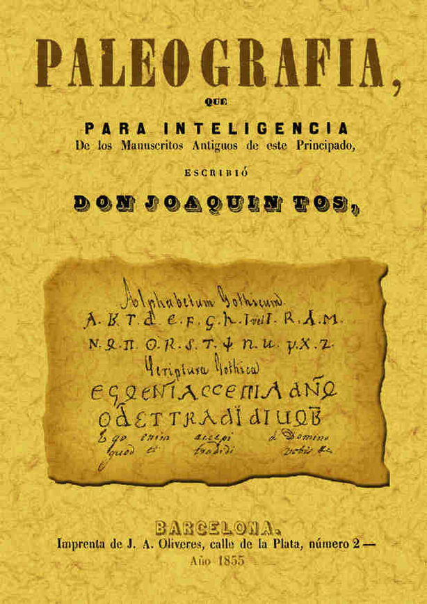 Paleografía, de Tos, Joaquín | portada del libro