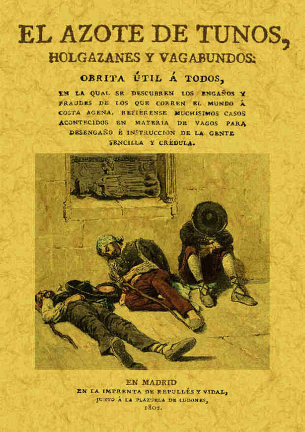 El azote de los tunos, holgazanes y vagabundos, de Anónimo | portada del libro