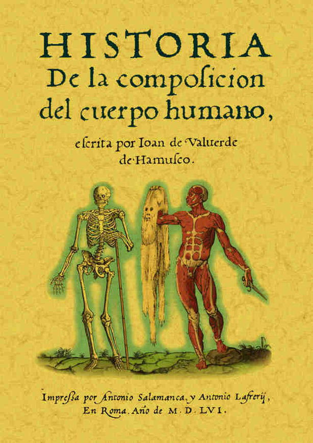 Historia de la composición del cuerpo humano, de Valverde de Amusco, Juan | portada del libro