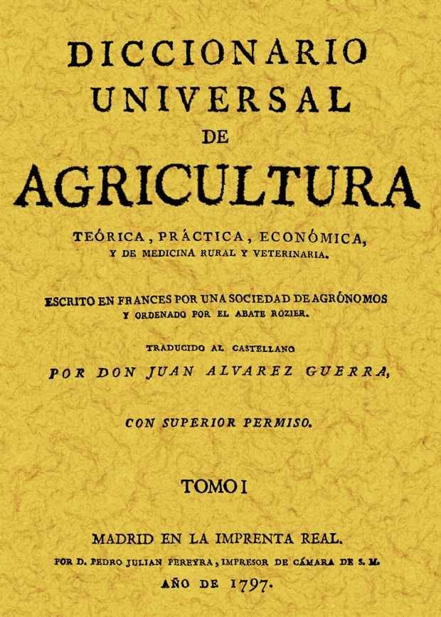 Diccionario Universal de Agricultura (Tomo 2), de Rozier, Abate | portada del libro