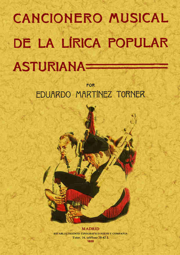 Cancionero musical asturiano, de Martínez Torner, Eduardo | portada del libro