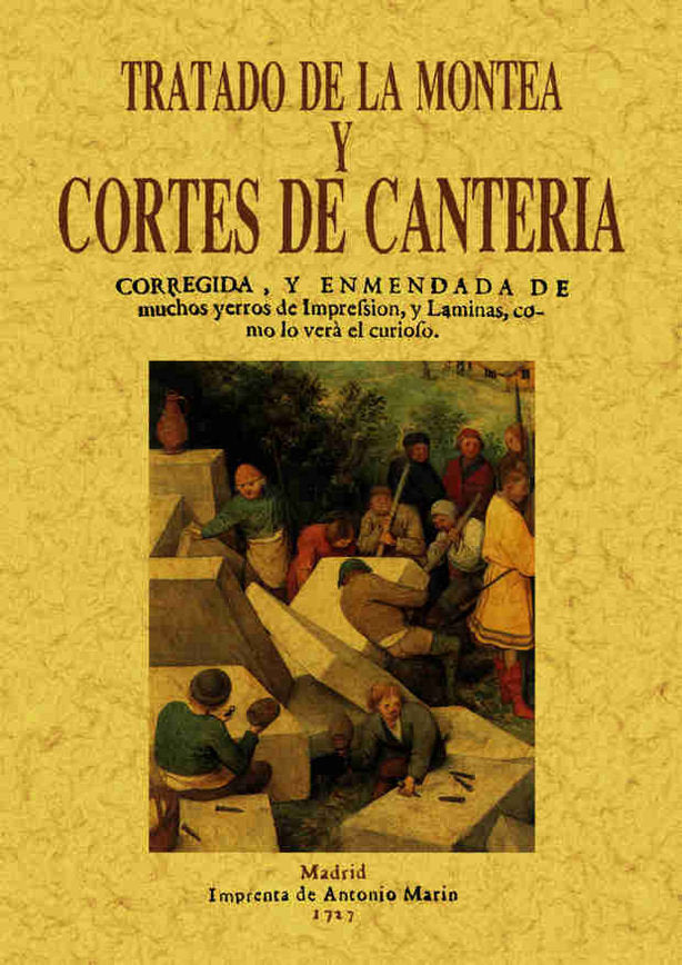 Tratado de montea y cortes de cantería, de Posca, Tomás Vicente | portada del libro
