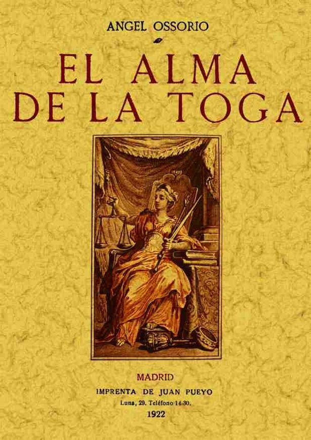 El alma de la toga, de Ossorio, Ángel | portada del libro