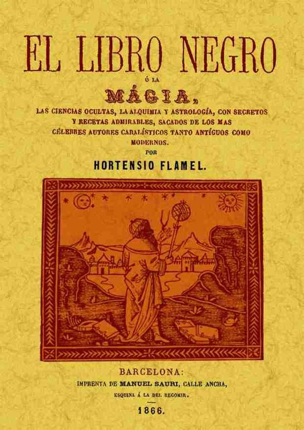 El libro negro o la magia, de Flamel, Hortensio | portada del libro