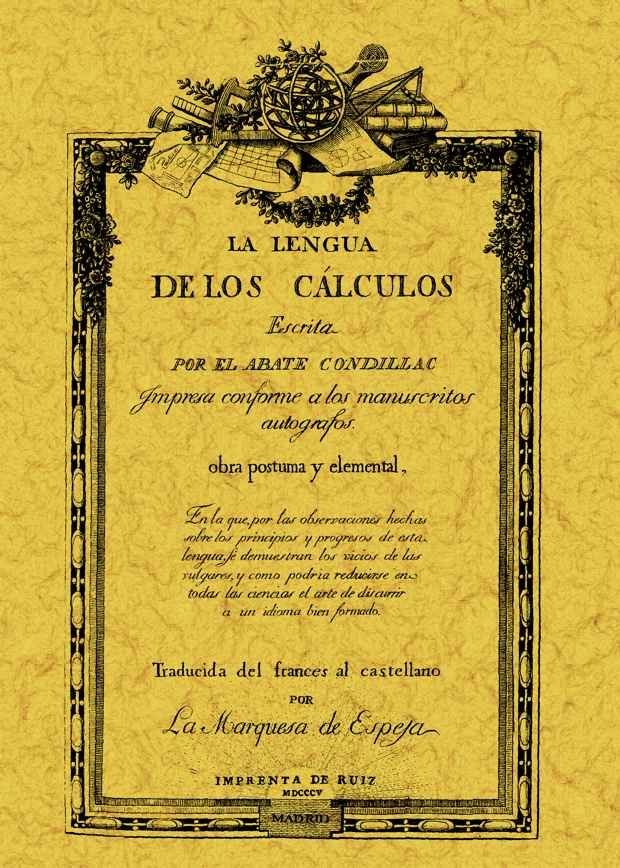 La lengua de los cálculos, de Codillac | portada del libro
