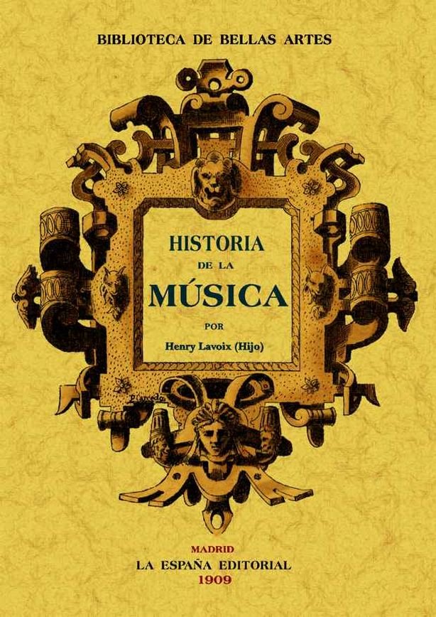 Historia de la música, de Lavoix, Henri | portada del libro