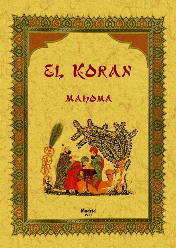 El Korán, de Mahoma | portada del libro