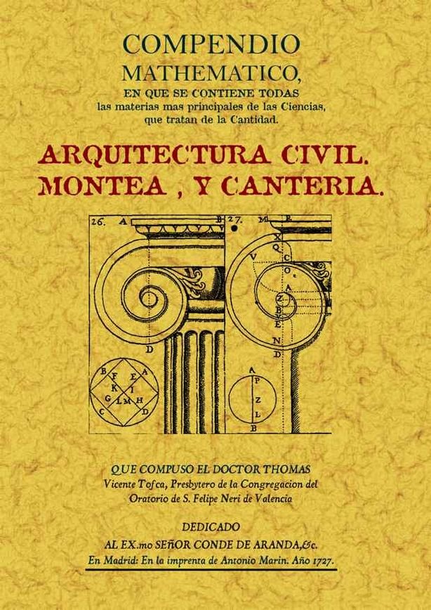Arquitectura civil. Compendio mathemático., de Tosca, Tomás Vicente | portada del libro