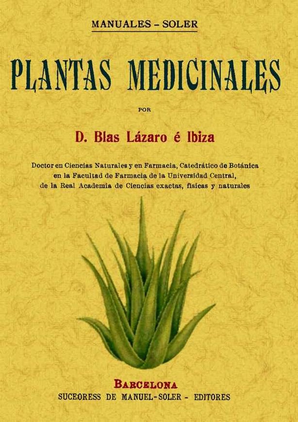 Plantas medicinales, de Lázaro e Ibiza, Blas | portada del libro