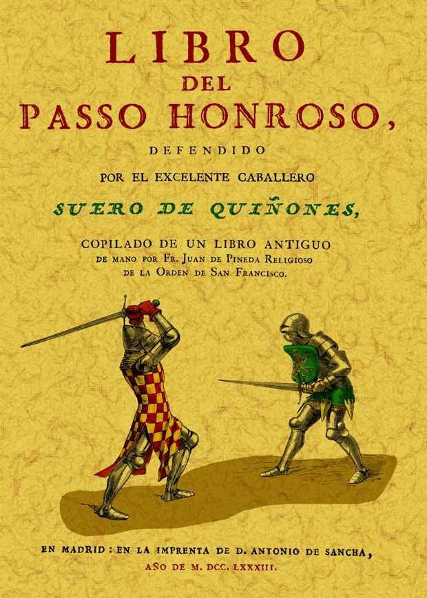Libro del passo honroso, de Suero de Quiñones | portada del libro