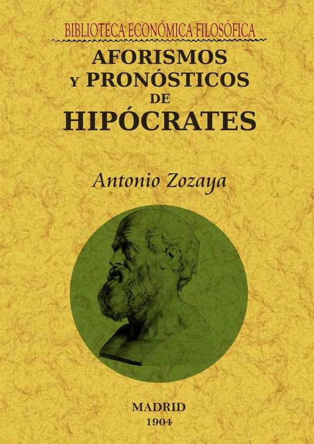Aforismos y pronósticos de Hipócrates, de Hipócrates | portada del libro