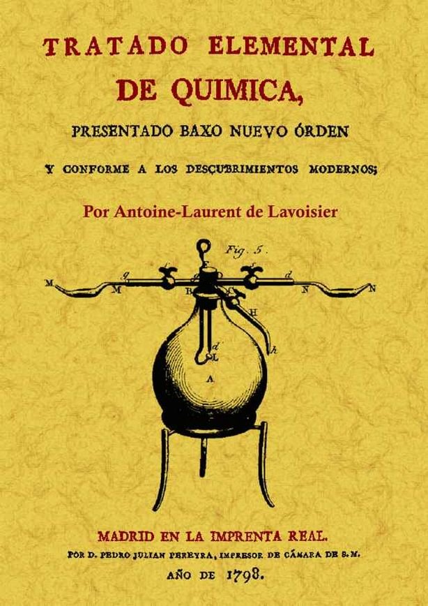 Tratado elemental de química, de Lavoisier, Anoine-Laurent de | portada del libro