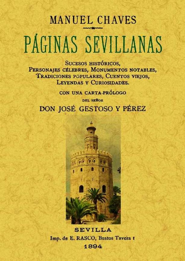 Páginas sevillanas, de Chaves, Manuel | portada del libro