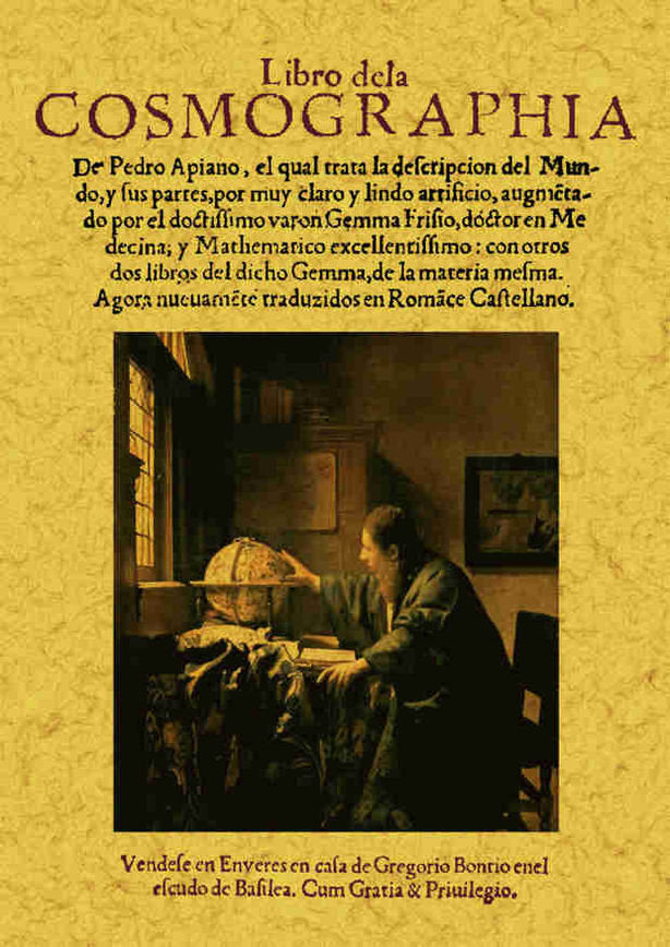 Libro de la cosmographia, de Apiano, Pedro | portada del libro