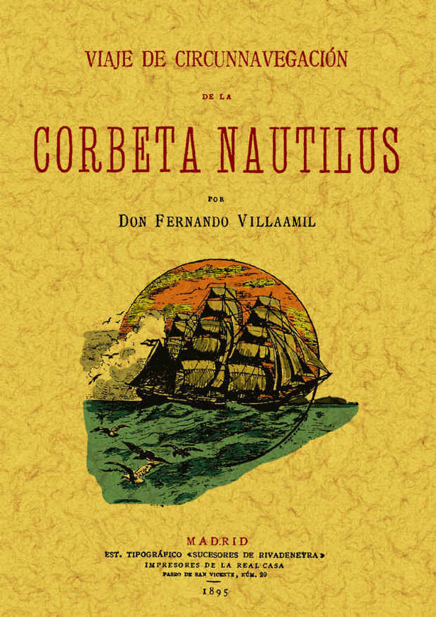 Viaje de circunnavegación de la corbeta Nautilus, de Villaamil, Fernando | portada del libro
