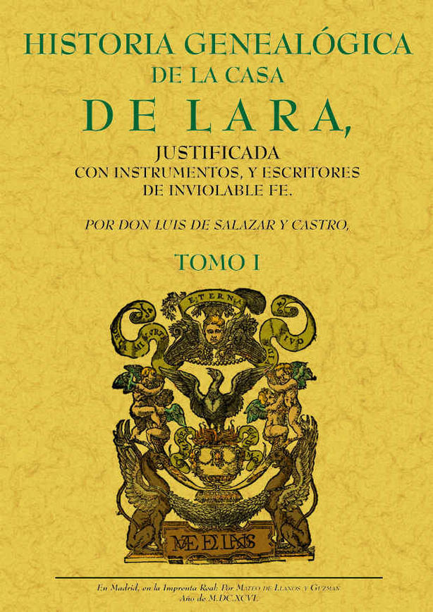 Historia genealógica de la Casa de Lara (Tomo 3), de de Salazar y Castro, Luis | portada del libro