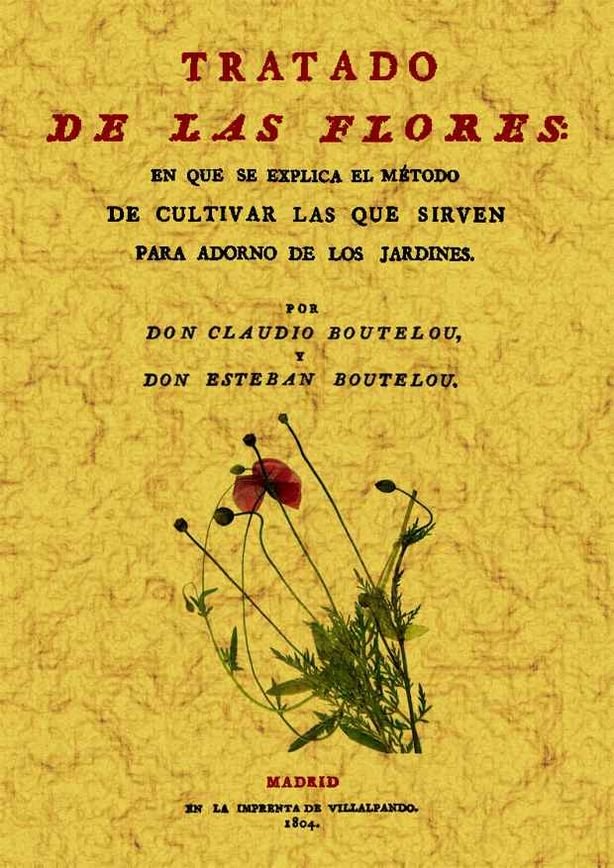 Tratado de las flores, de Boutelou, Claudio | portada del libro