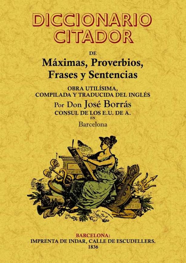 Diccionario citador de máximas, de Evans Macdonnel, David | portada del libro