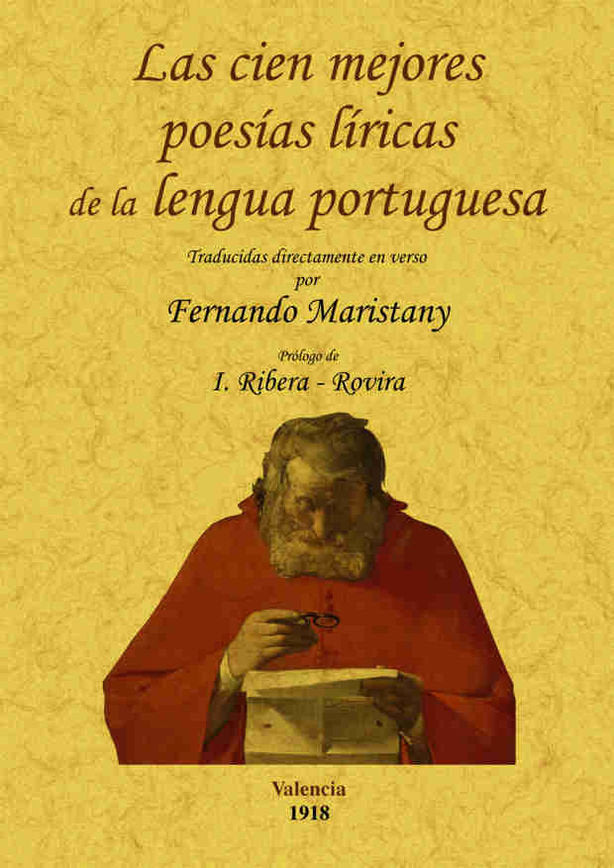 Las cien mejores poesías líricas de la lengua portuguesa, de Maristany, Fernando | portada del libro