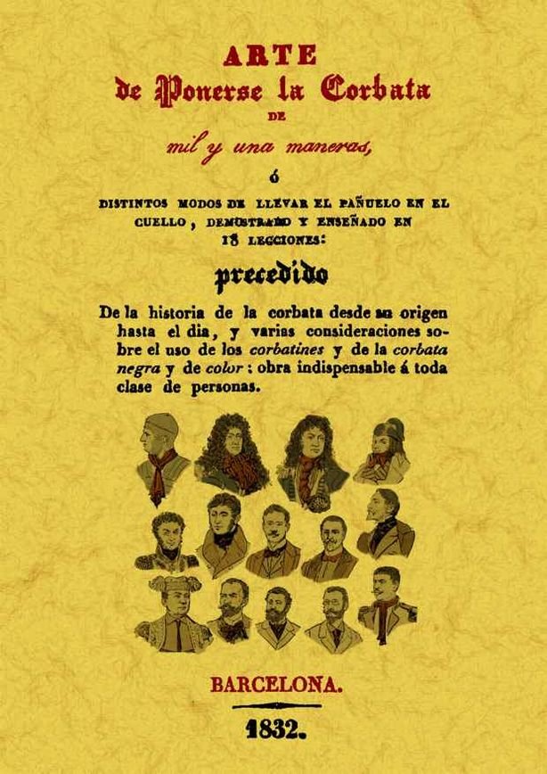Arte de ponerse la corbata de mil y una maneras, de Anónimo | portada del libro