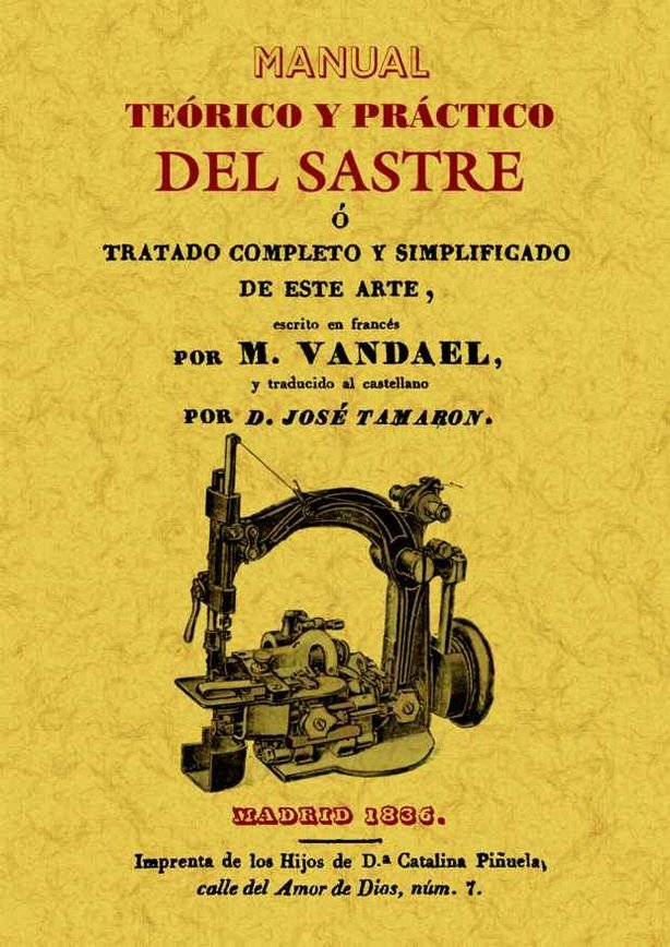 Manual teorico y practico del sastre, de Vandael, M. | portada del libro