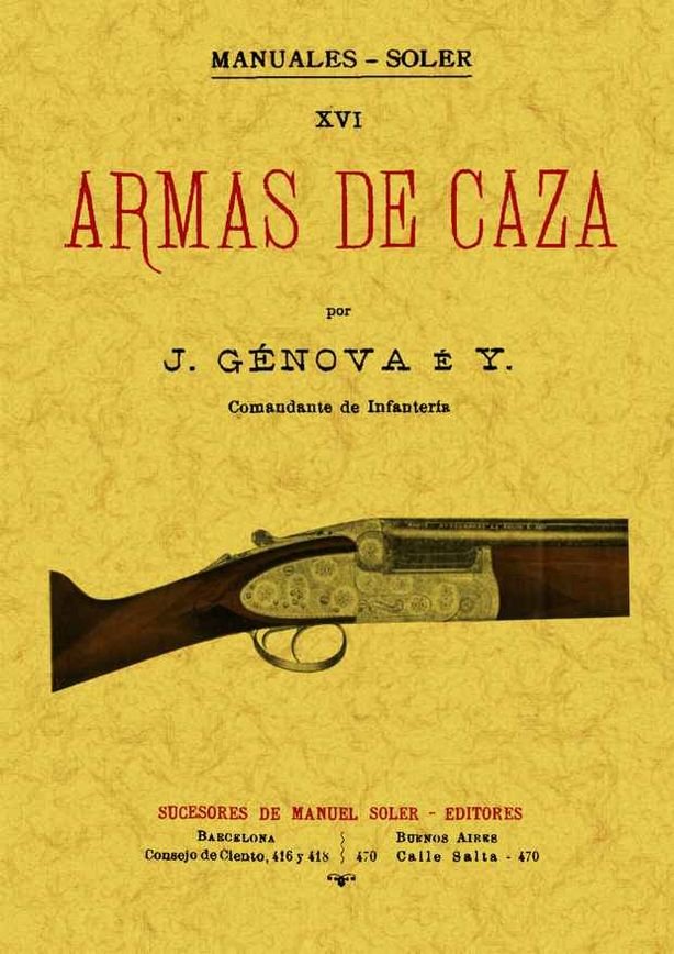 Armas de caza, de Genoveva e Iturbe, Jose | portada del libro