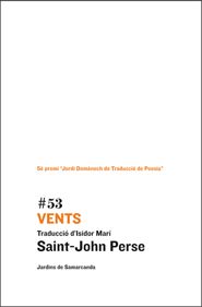 Vents, de Saint-John Perse | portada del libro