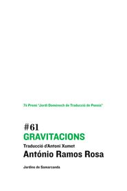 Gravitacions, de Ramos Rosa, Antonio | portada del libro