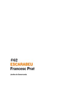 Escarabeu, de Prat Figueras, Francesc | portada del libro