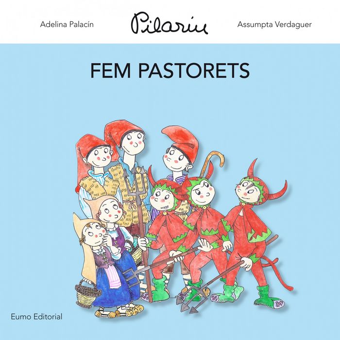 Fem pastorets, de Palacín, Adelina | portada del libro