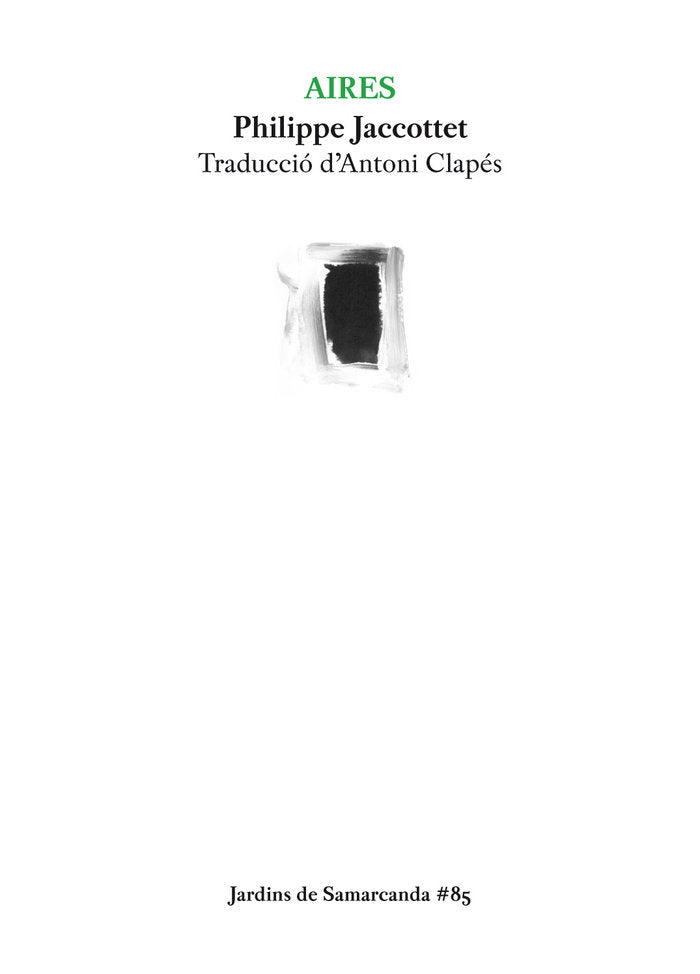 Aires, de Jaccottet, Philippe | portada del libro