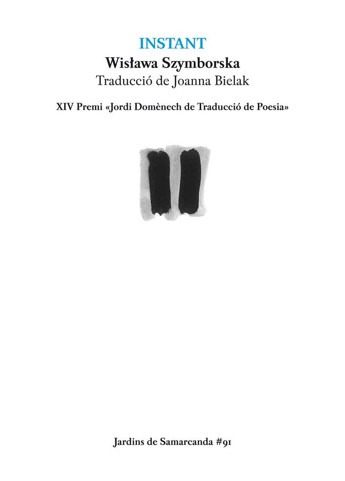Instant, de Szymborska, Wislawa | portada del libro