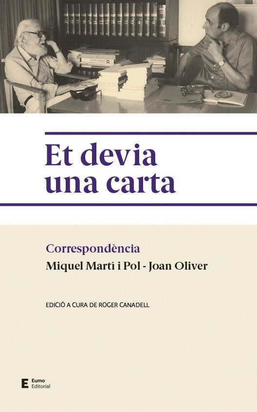 Et devia una carta, de Canadell Rusiñol, Roger | portada del libro