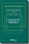 DELITOS DE ROBO, LOS, de SILVA SANCHEZ | portada del libro