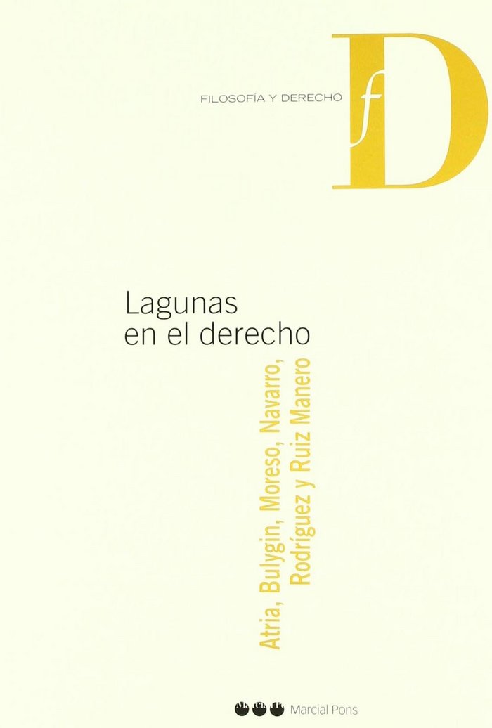 LAGUNAS EN EL DERECHO, de VV.AA. | portada del libro