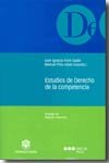 Estudios de Derecho de la competencia, de Varios autores | portada del libro