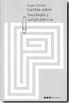Escritos sobre sociolog¡a y jurisprudencia, de EHRLICH | portada del libro