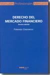 Derecho del mercado financiero | portada del libro