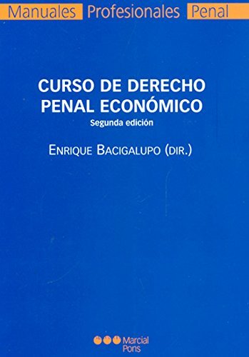 CURSO DE DERECHO PENAL ECONOMICO, de BACIGALUPO, ENRIQUE | portada del libro