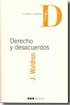 DERECHO Y DESACUERDOS, de WALDRON, JEREMY | portada del libro