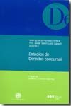 Estudios de Derecho concursal, de PEINADO GRACIA, JUAN IGNACIO | portada del libro