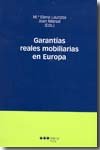 Garant¡as reales mobiliarias en Europa, de ESPINOASA CALABUIG,ROSARIO | portada del libro